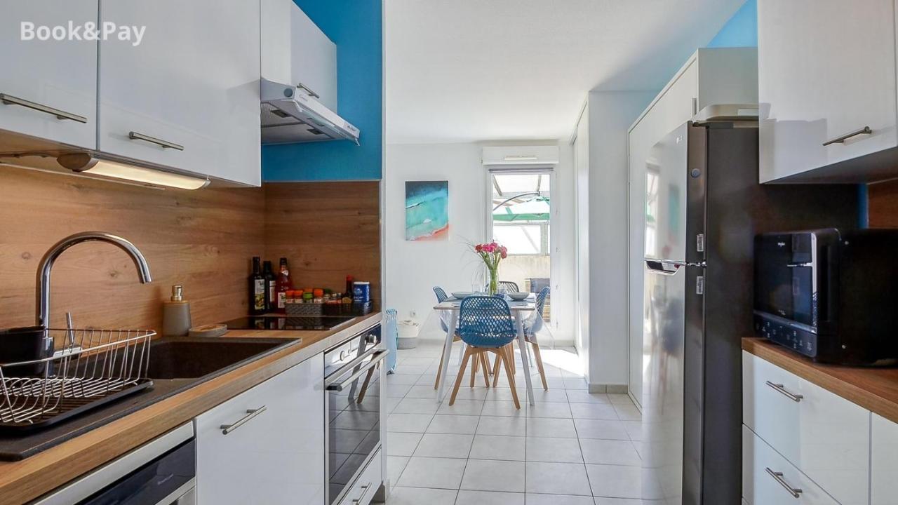 Les Alouettes Avec Terrasse, Garage Et Piscine Appartement